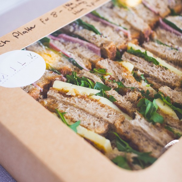 Sandwich platter for a meeting